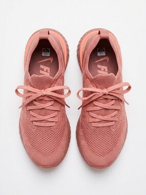 Nike Epic React Flyknit Pink Coral Running Shoes Women’s 6